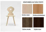 Holz Fichte gebeizt