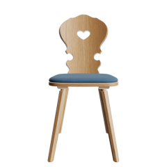 BA 2 Esche eichefarben mit Sitzpolster